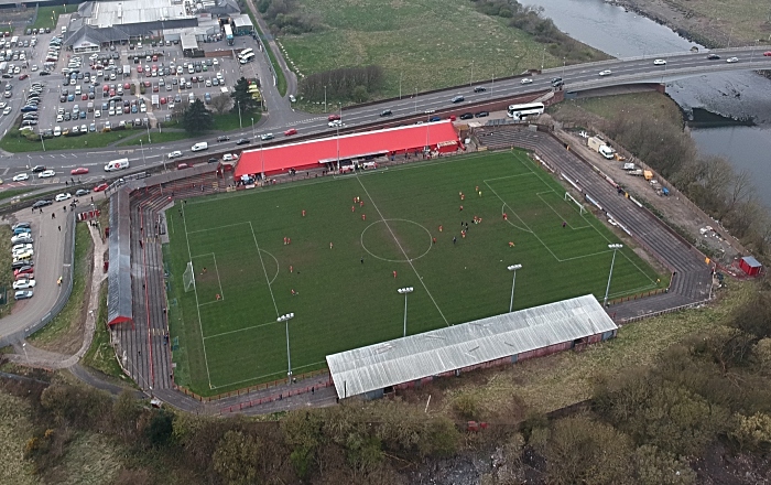 aerial view workington v nantwich