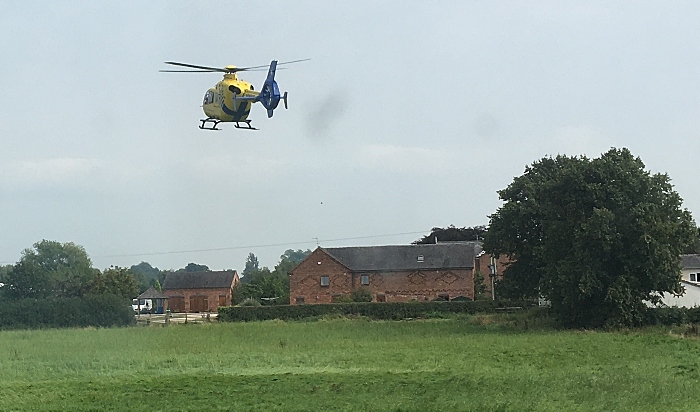 air ambulance Bishop's Wood Nantwich