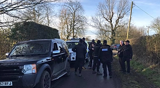 anti-hunt arrests in Spurstow