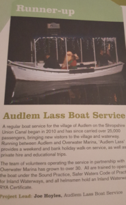 audlem lass award