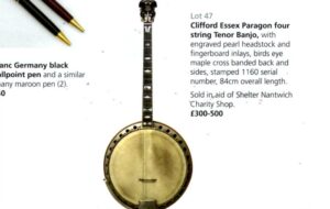 Mystery banjo could raise £500 for Nantwich charity shop