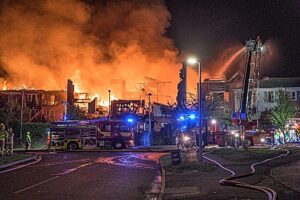 Residents reunited 12 months after South Cheshire homes destroyed in blaze