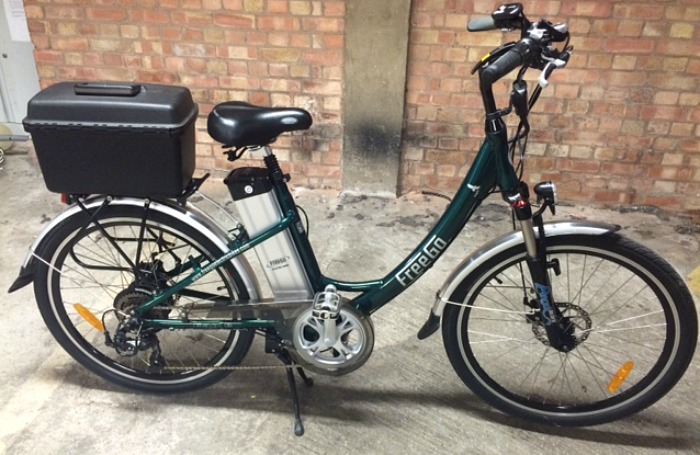 bike found by collapsed man at Crewe Green roundabout