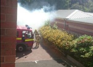 Crews tackle bin fires on Nantwich business park