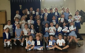 Olympic medalist Bryony Page thrills Wybunbury pupils with visit