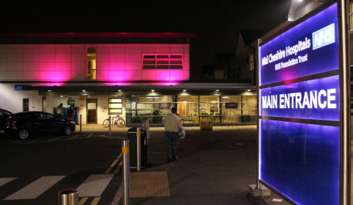 cancer unit turns purple at leighton hospital