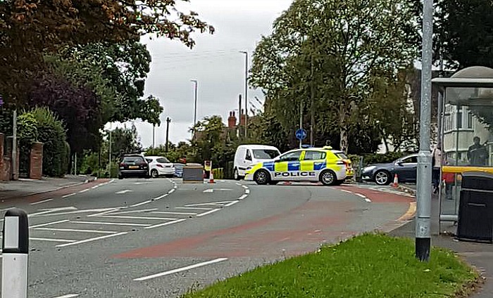 car and HGV crash A534 Nantwich Road - pic by Stuart Boughey