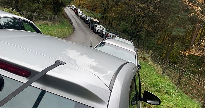 cars parked in cheshire east