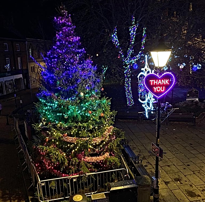 christmas lights switch on nantwich 3