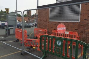 Driver causes Civic Hall damage in Nantwich car park smash