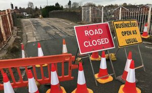 Burst water main keeps Rope Lane bridge closed