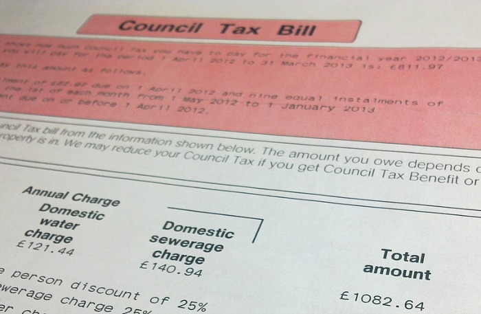 households - council tax bill - pic by Vincent Li under creative commons licence