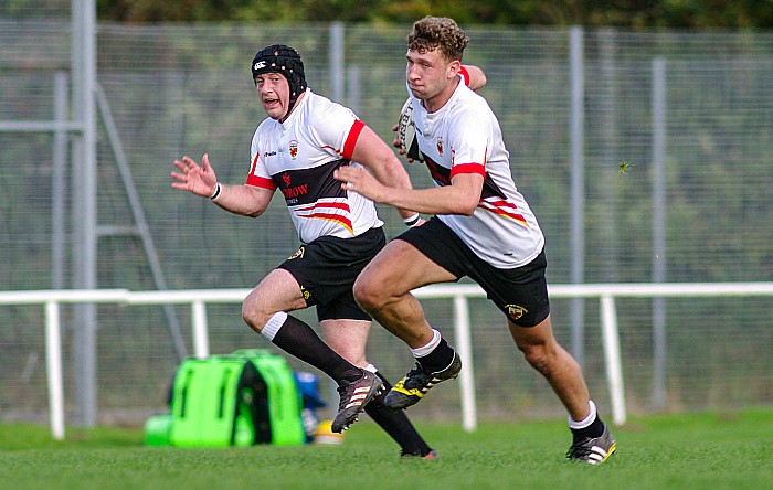 crewe & nantwich rufc rugby at vagrants, by James Brewerton