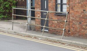 dangerous railing in nantwich