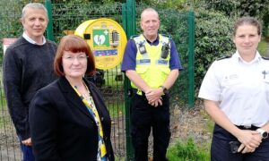 Bridgemere Primary School to store life-saving defribrillator for village