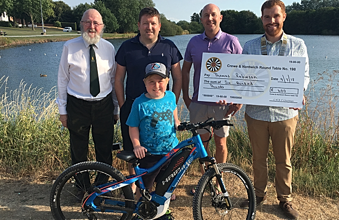 electric bike for muscular dystrophy boy