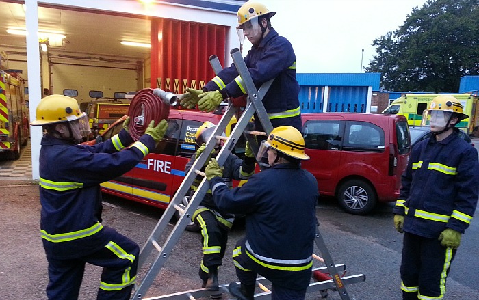 fire cadet scheme, volunteers needed in Nantwich