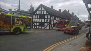 Gas leak scare for the Cheshire Cat in Nantwich