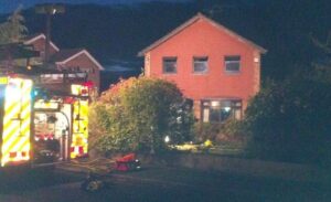 Man and woman rescued from Nantwich house fire