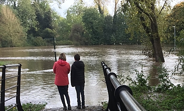 flood warning - river weaver