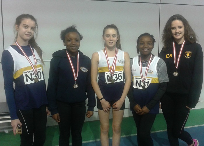 gold medal under 13 relay team