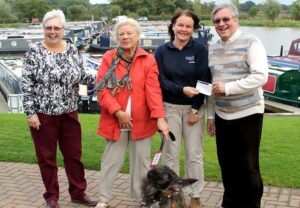 Aqueduct Marina raises £1,600 for dogs for deaf people