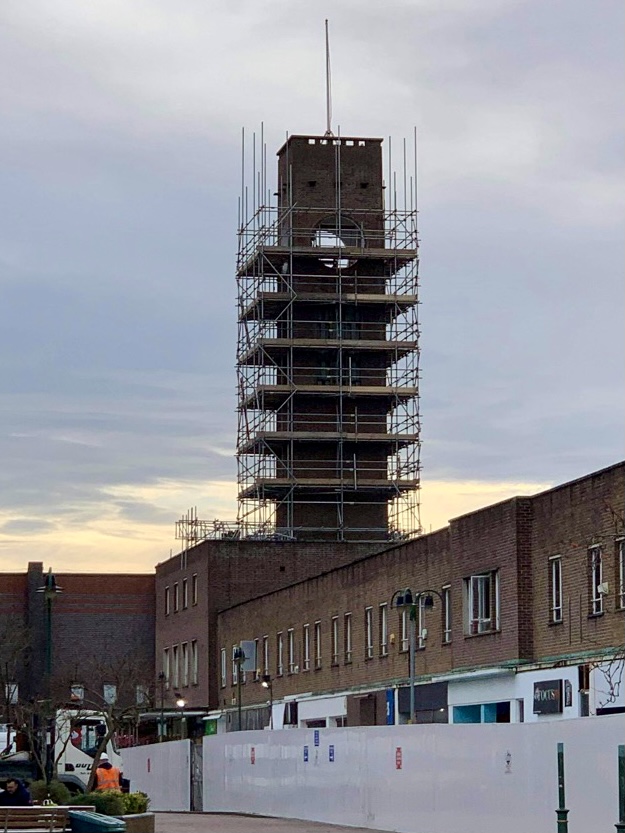 Big Bill clock tower in Crewe