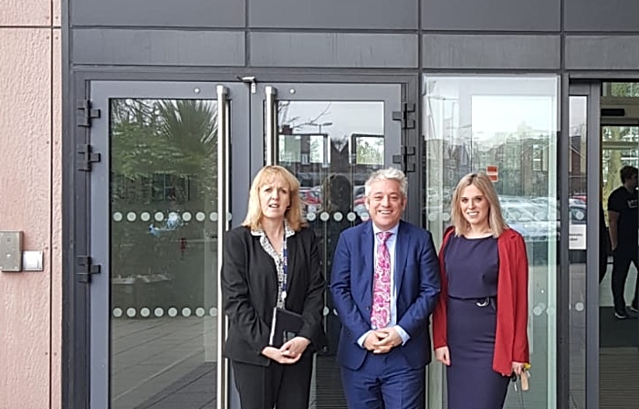 john bercow at cheshire college in crewe