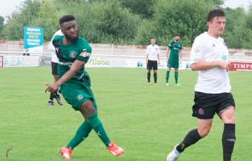 jonny kapend, one of 3 trialists at Nantwich Town