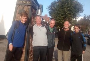 Wistaston Tennis Club completes fund-raising Sandstone Trail walk