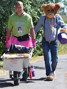 l-r - Roy Price - Ian Jones during the walk (1)