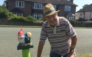 Village gardener’s cheeky gnomes cause rumpus in Wistaston