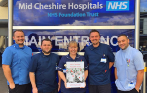 Leighton Hospital cardiac staff launch 2018 charity calendar