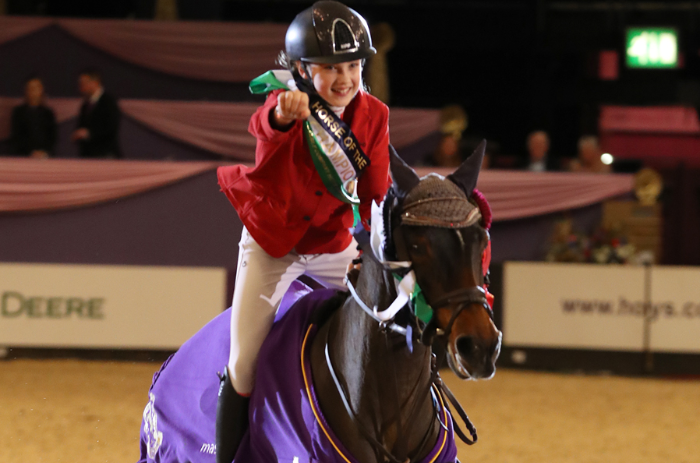 madison heath riding to title win on horse