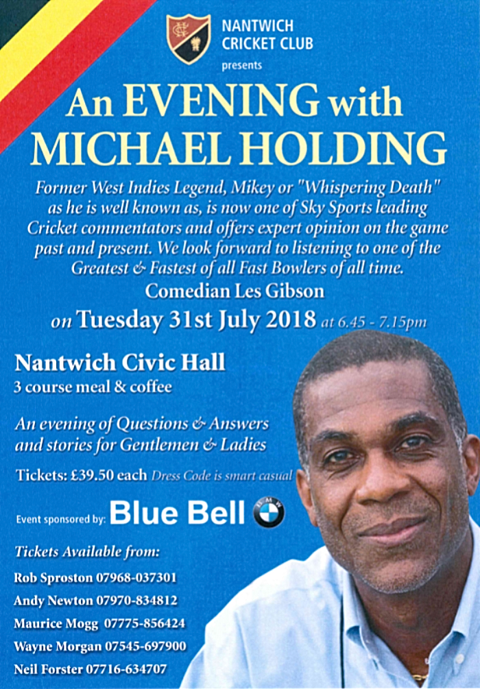 michael holding event