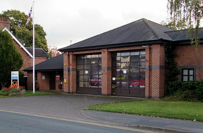 rapid response unit - nantwich fire station on beam street, pic by Jaggery under creative commons licence