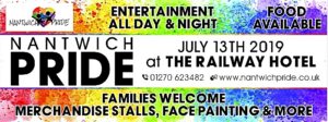 Nantwich Pride event to be staged at Railway Hotel