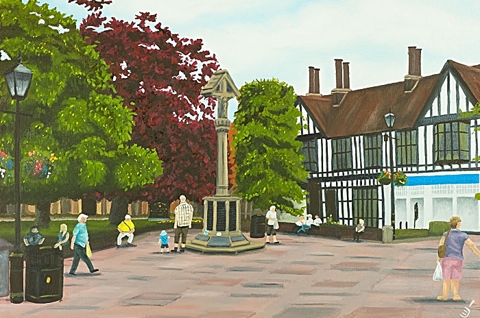 nantwich town square - by Christian Turner exhibition