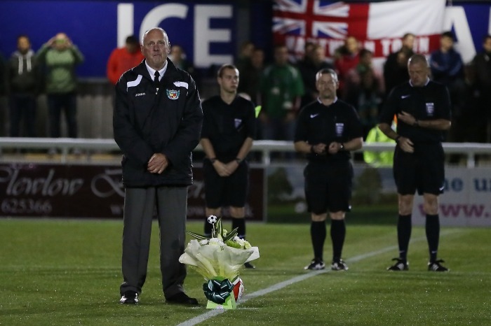 neville clarke tribute at Nantwich Town