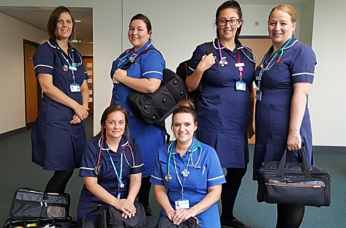 new kit for leighton hospital district nurses