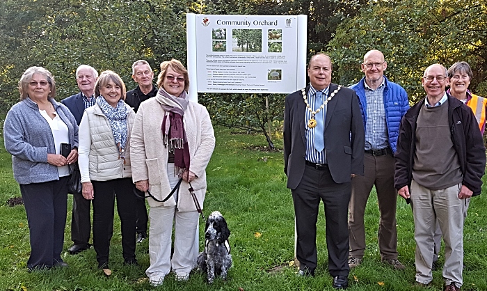 new sign for nantwich orchard