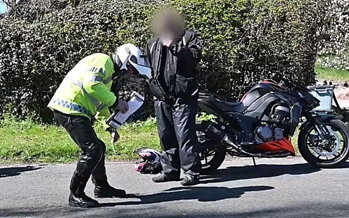 operation caesar police motorbike