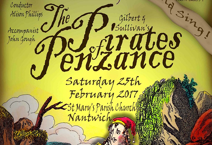 pirates of penzance - Nantwich Singers poster