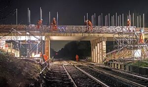 Major rail bridge works to close busy A530 for four months