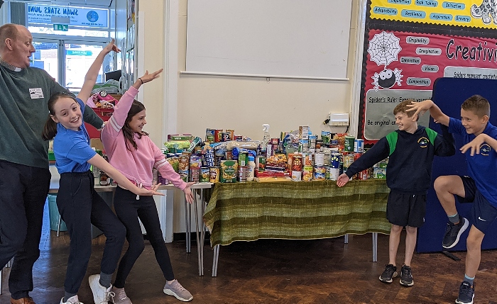 rev Paul - harvest collection foodbanks