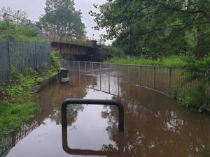 Flood Warning and Alert for Weaver in Nantwich as heavy rain hits South Cheshire