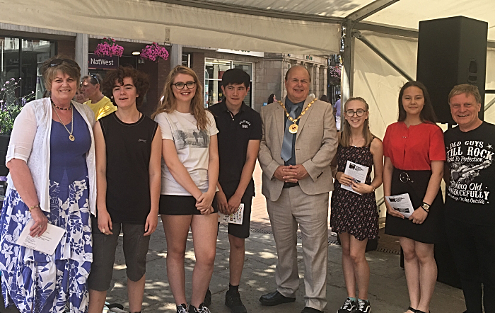 schoolfest with mayor david marren