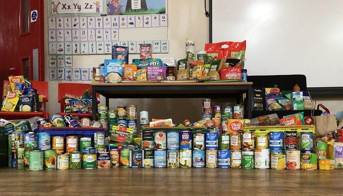 shavington harvest collection for foodbanks