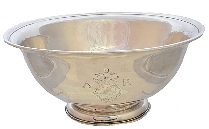 silver bowl - auction