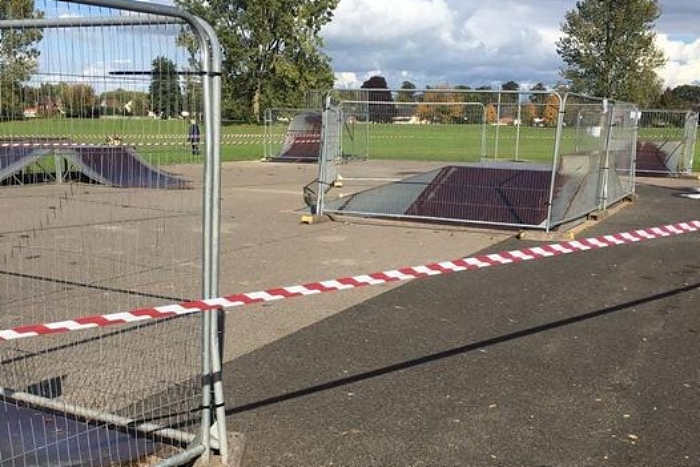 skate and cycle park in barony park grounds